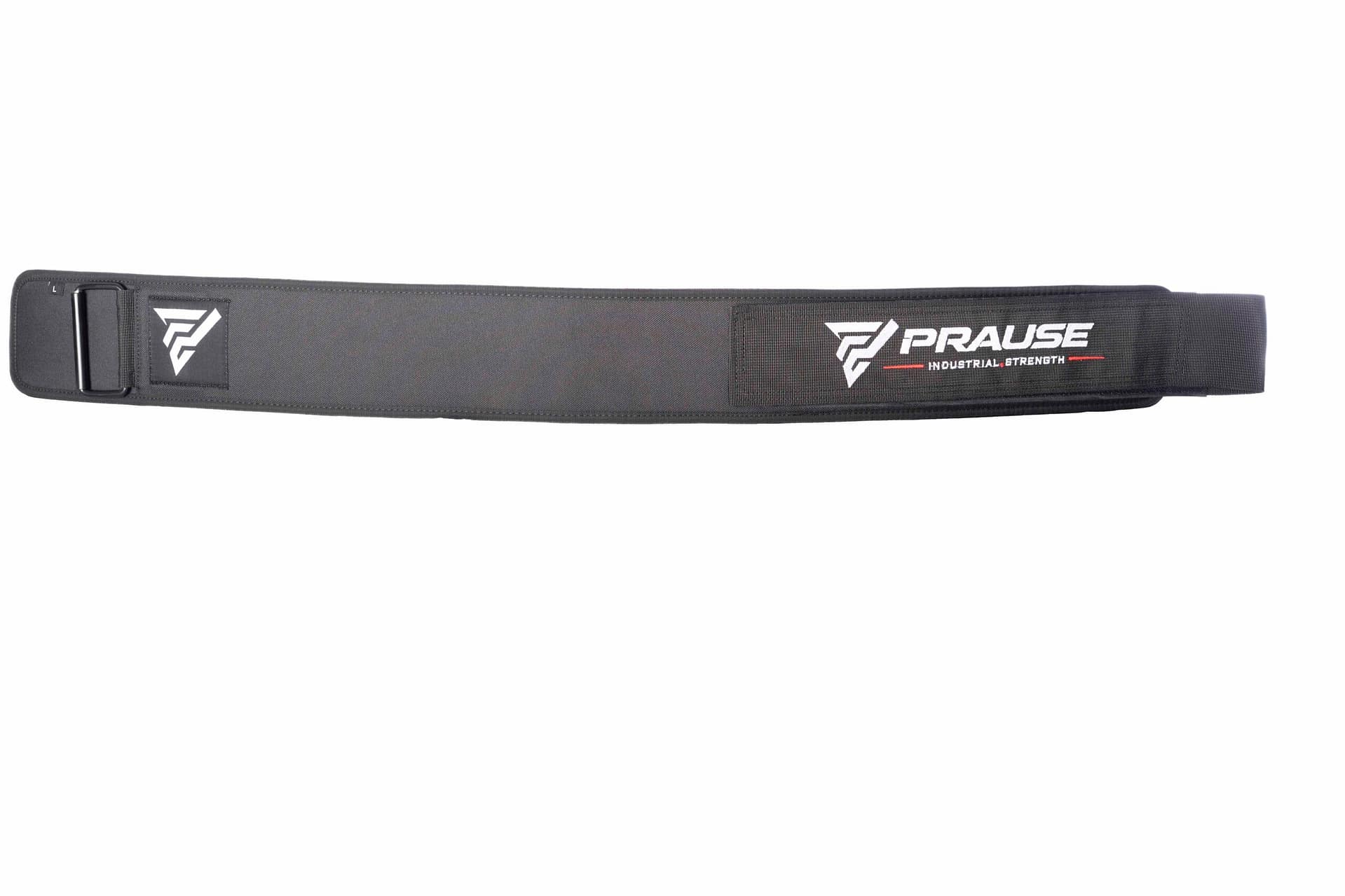 blt nyl blk 04 Cinturón de halterofilia de nylon negro PRAUSE