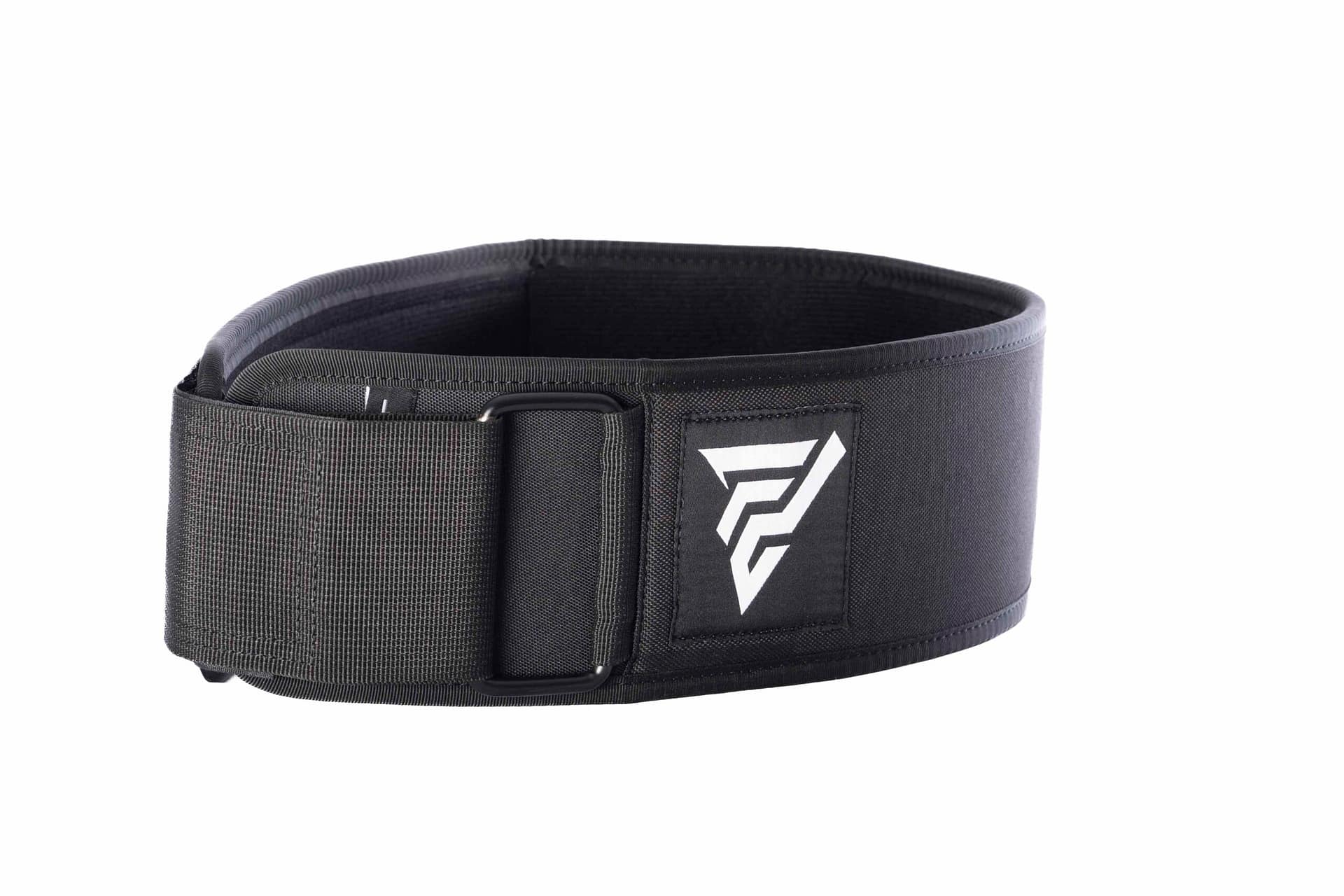 blt nyl blk 01 Cinturón de halterofilia de nylon negro PRAUSE